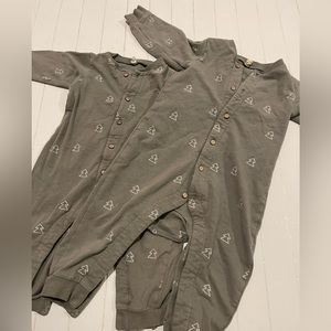 Quincy Mae Pajamas - Trees soft Green